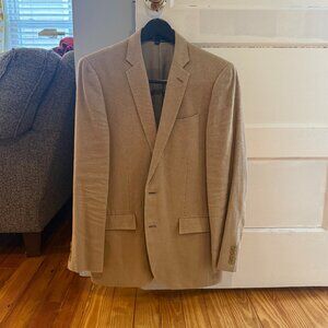 J. Crew Tan Linen Suit Jacket - 38R